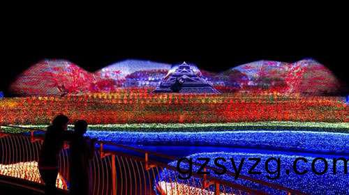 最(zui)壮观的冬季(ji)灯光(guang)秀在(zai)日(ri)本呈(cheng)现